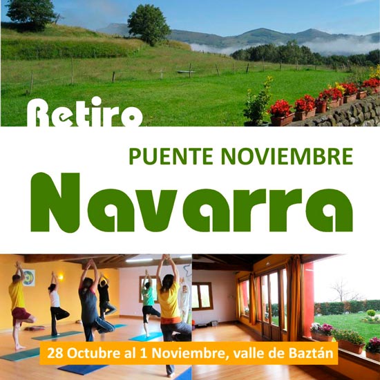 Retiro Yoga Puente Noviembre 2022 en Navarra