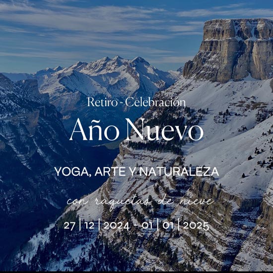 Retiro - Ao Nuevo: Yoga, Arte y Naturaleza con raquetas de nieve 