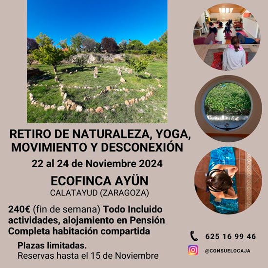 RETIRO DE YOGA, SENDERISMO Y DESCONEXIN EN MARIVELLA